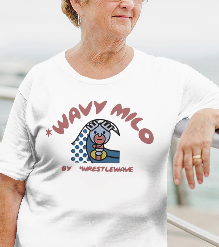 Wavy Milo By Wrestlewave Retro Cartoon T-Shirt