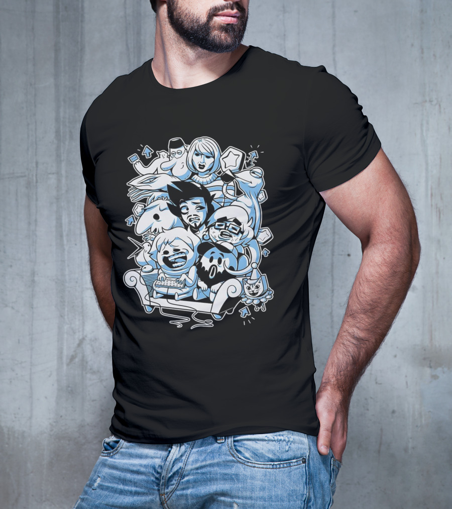 Websplorer Boys Characters Iconic Cartoon Group Adventure T-Shirt