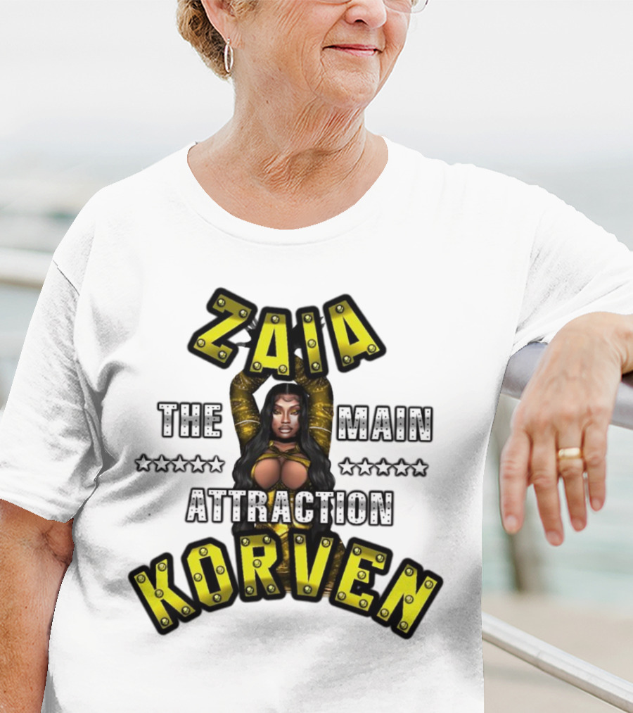 Zaia Korven The Main Attraction Stars T-Shirt
