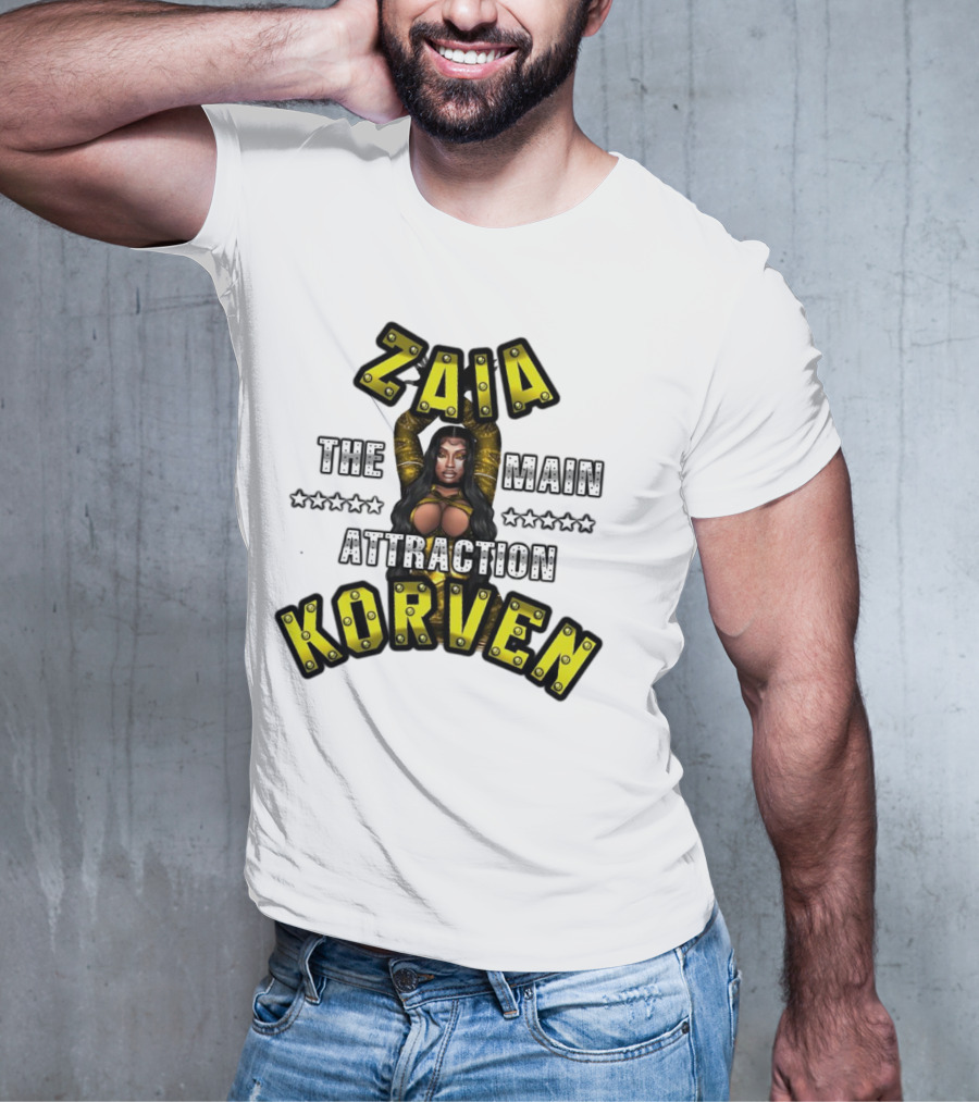 Zaia Korven The Main Attraction Stars T-Shirt