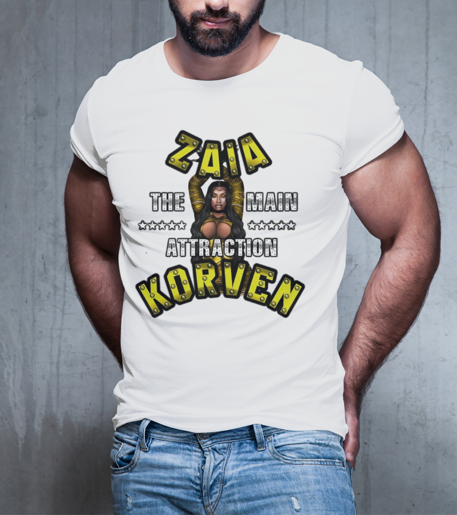 Zaia Korven The Main Attraction Stars T-Shirt