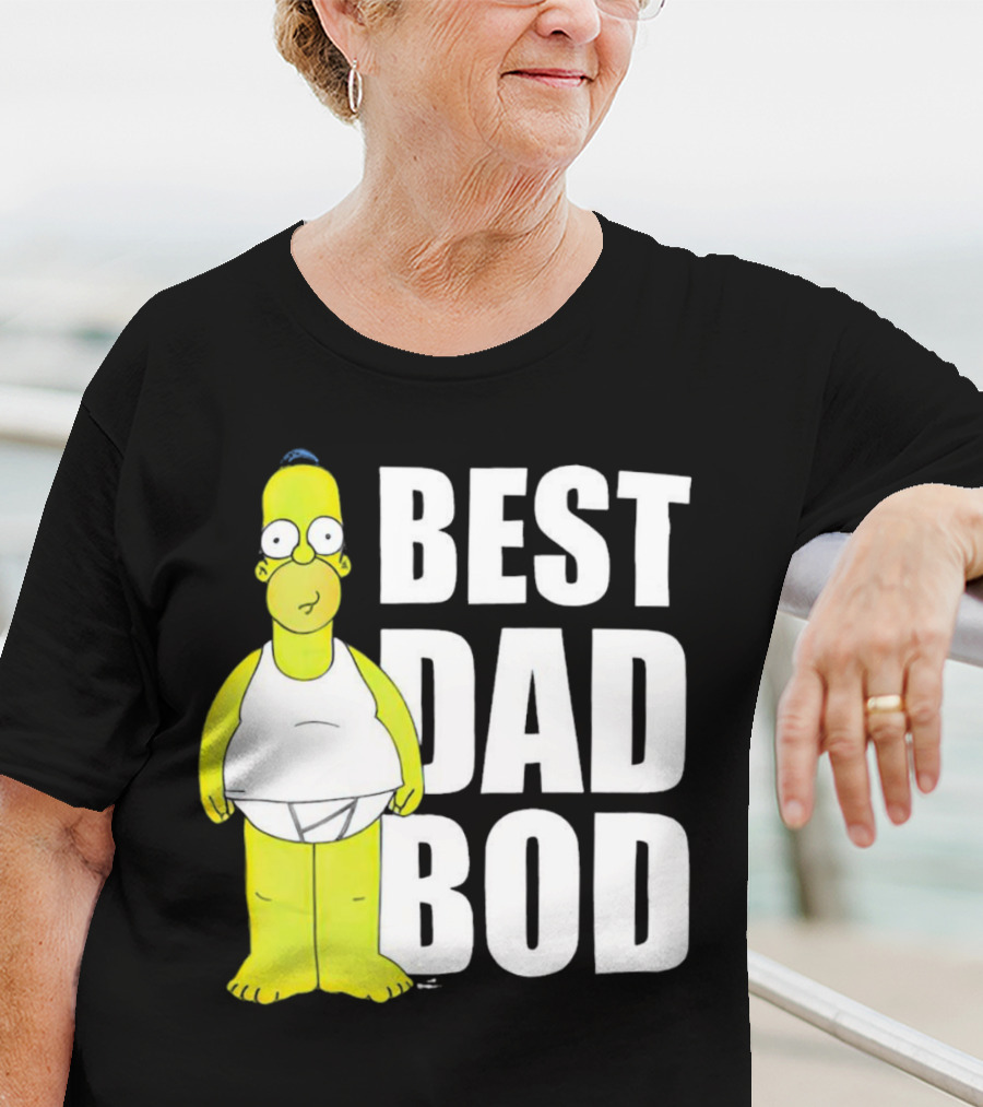 Homer Simpson Best Dad Bod The Simpsons T-Shirt