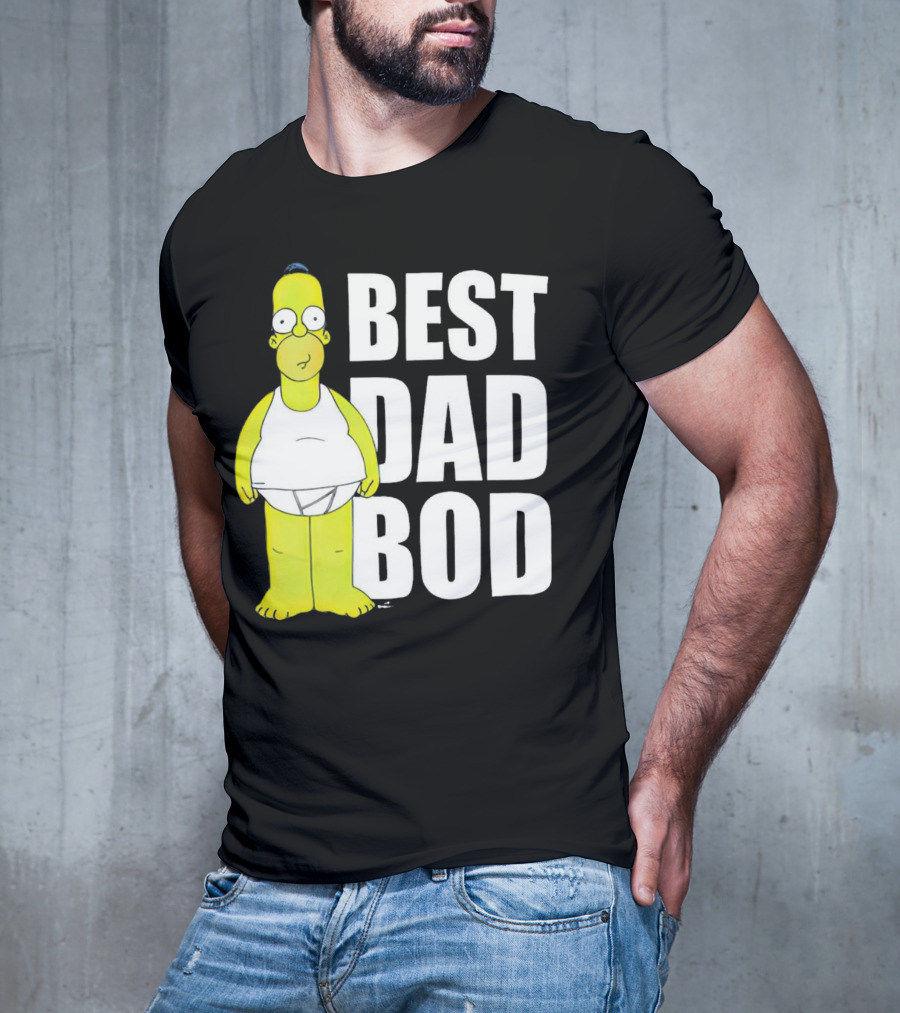 Homer Simpson Best Dad Bod The Simpsons T-Shirt