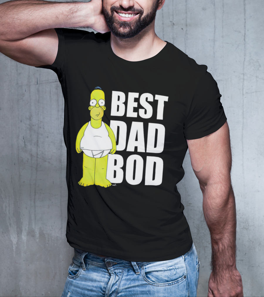 Homer Simpson Best Dad Bod The Simpsons T-Shirt