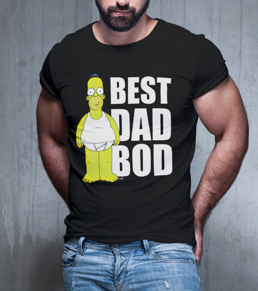 Homer Simpson Best Dad Bod The Simpsons T-Shirt