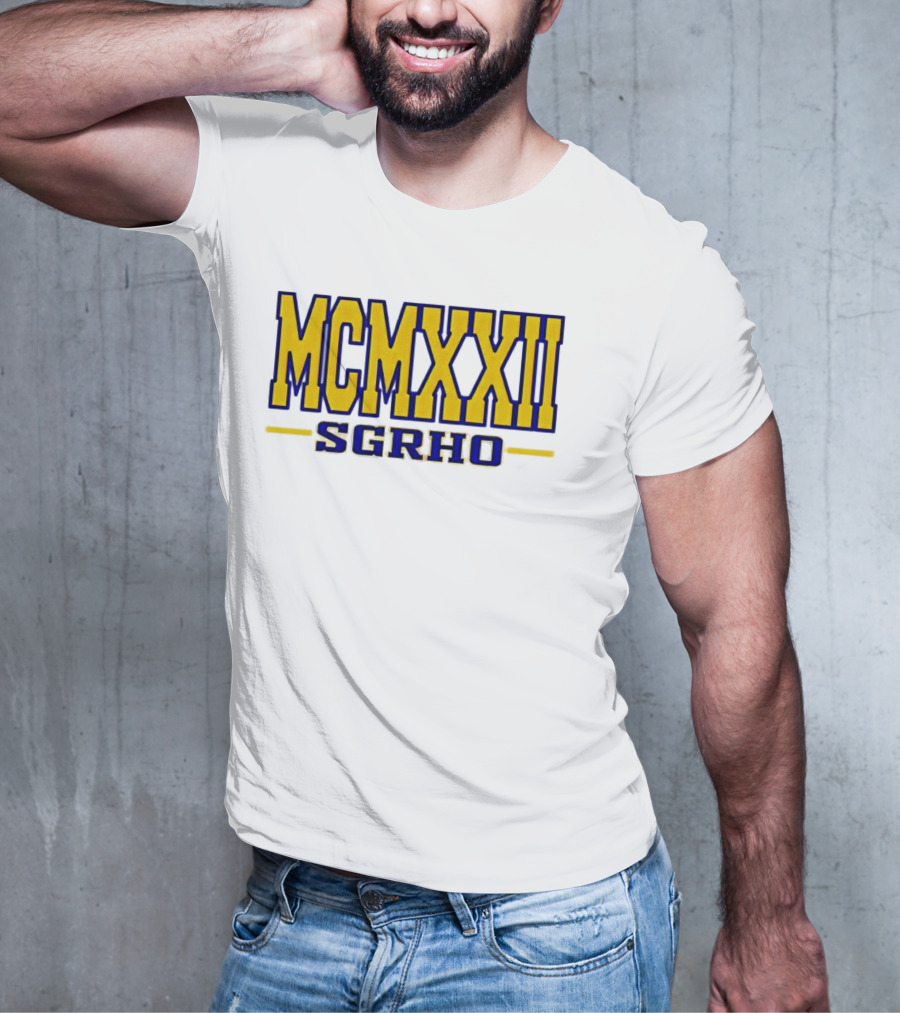 MCMXXII SGRHO Sigma Gamma Rho Sorority Founding Year T-Shirt