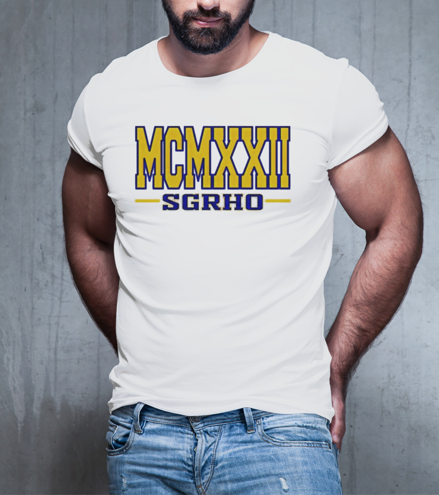MCMXXII SGRHO Sigma Gamma Rho Sorority Founding Year T-Shirt