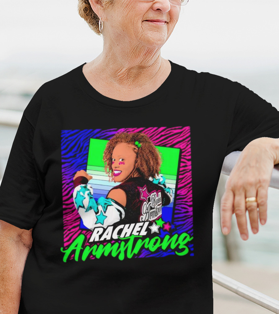 Rachel Armstrong Star Stripes Vibrant T-Shirt