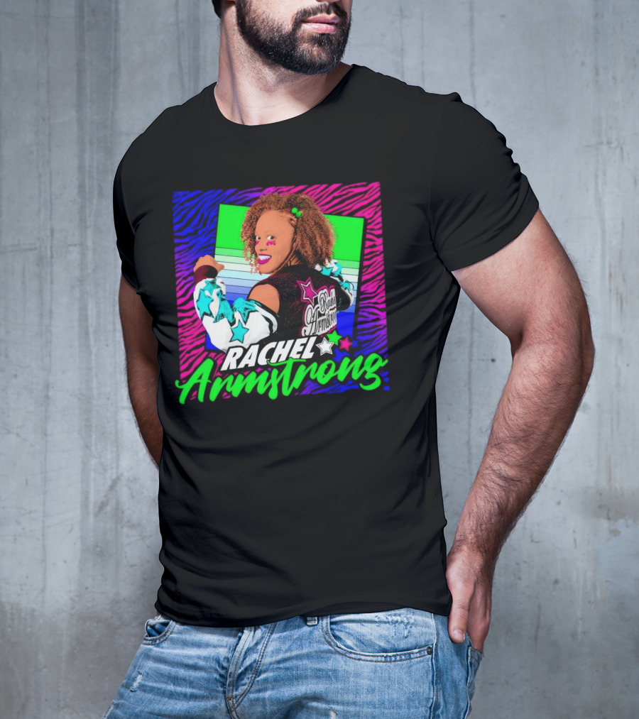 Rachel Armstrong Star Stripes Vibrant T-Shirt