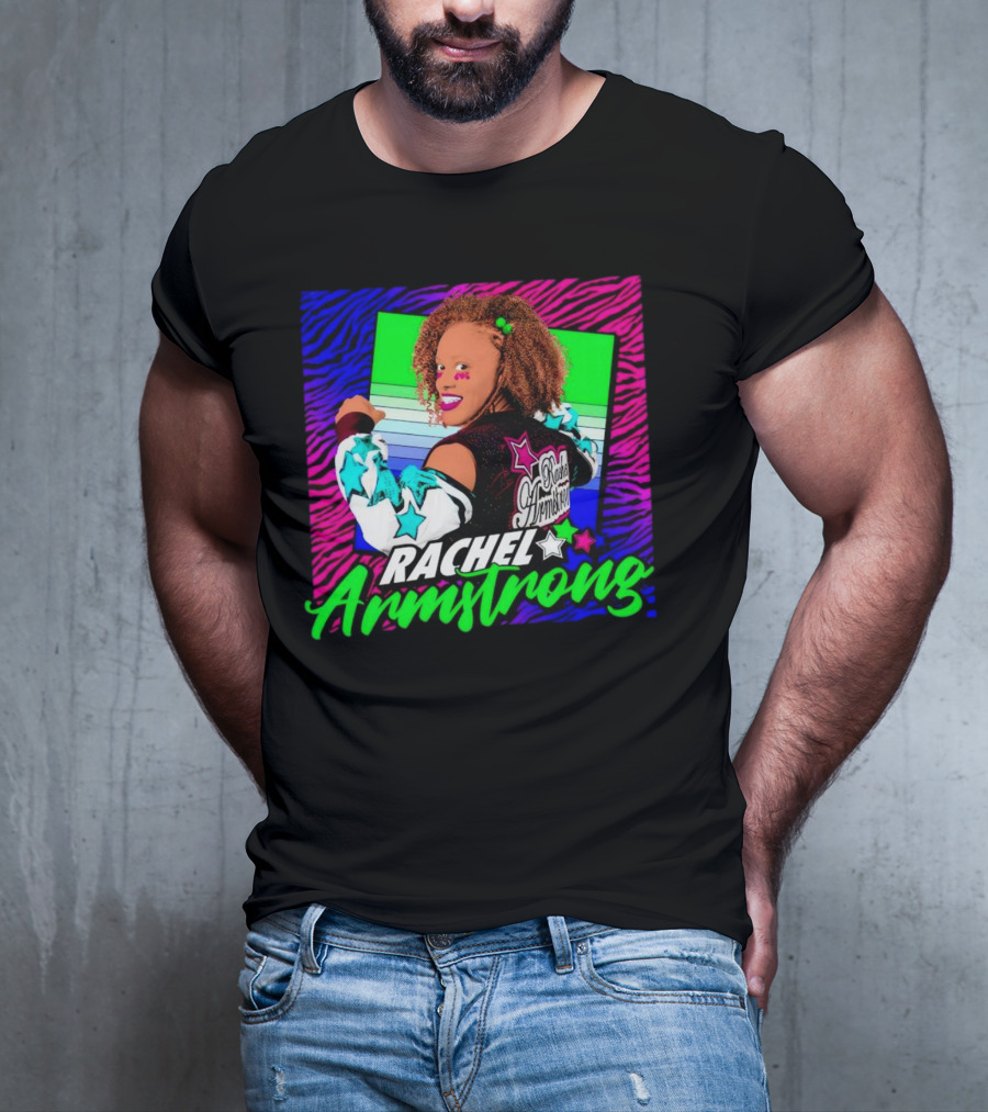 Rachel Armstrong Star Stripes Vibrant T-Shirt