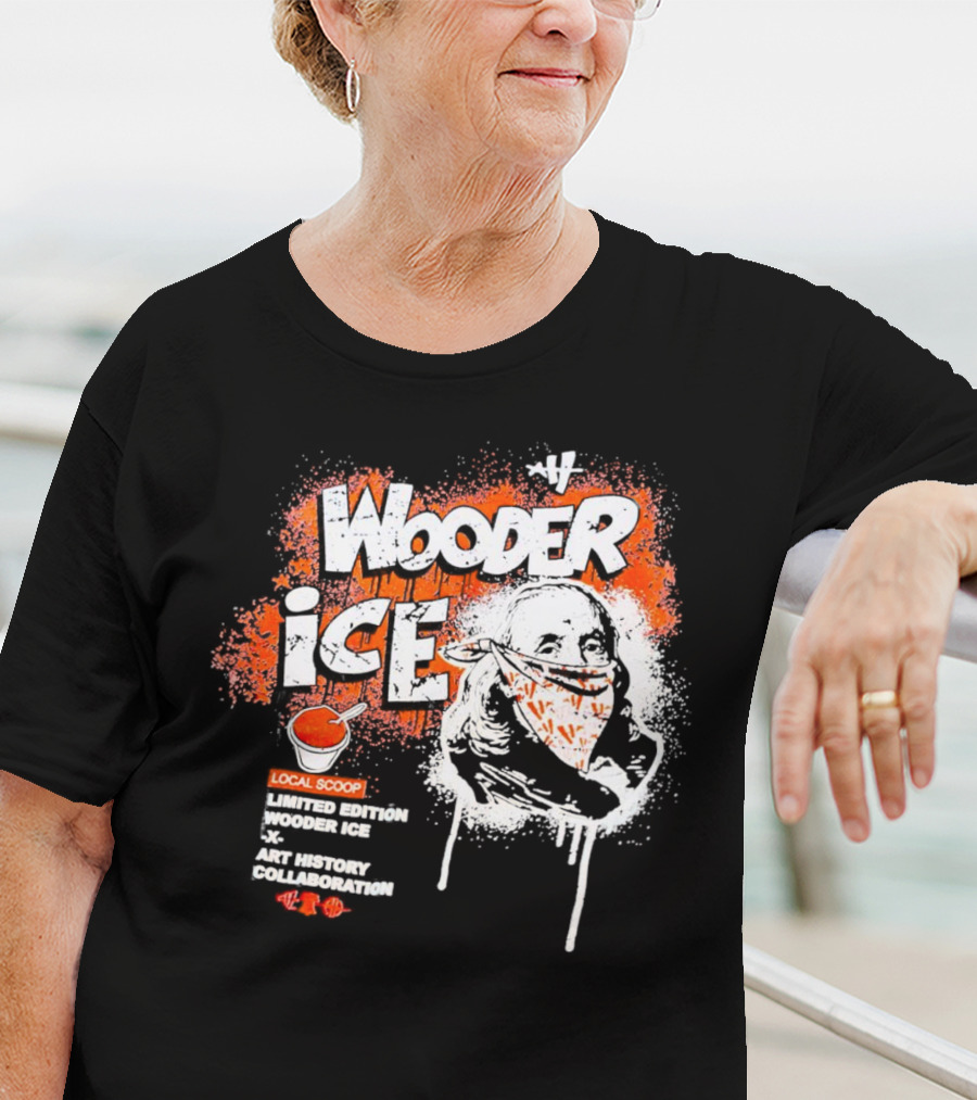 Wooder Ice Local Scoop Art History Collaboration T-Shirt