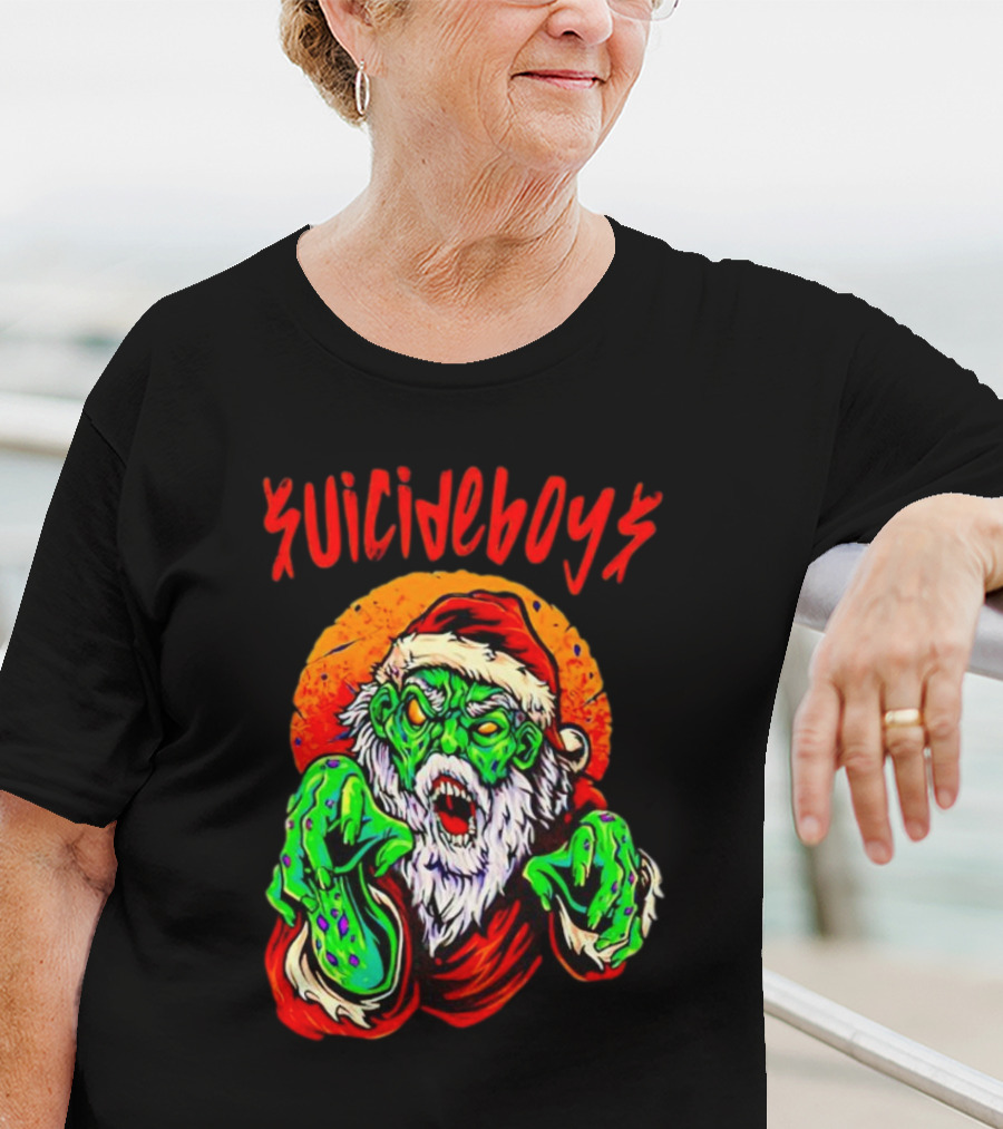 Suicideboys Zombie Santa Christmas Horror T-Shirt