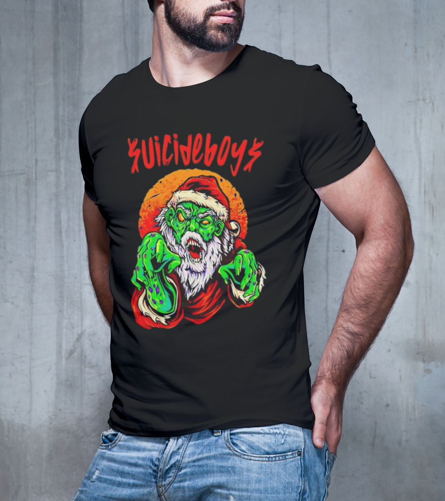 Suicideboys Zombie Santa Christmas Horror T-Shirt