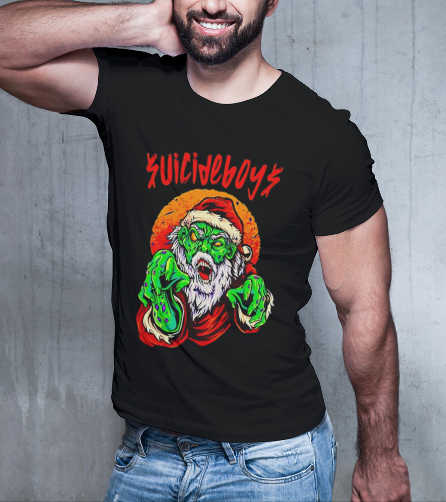 Suicideboys Zombie Santa Christmas Horror T-Shirt