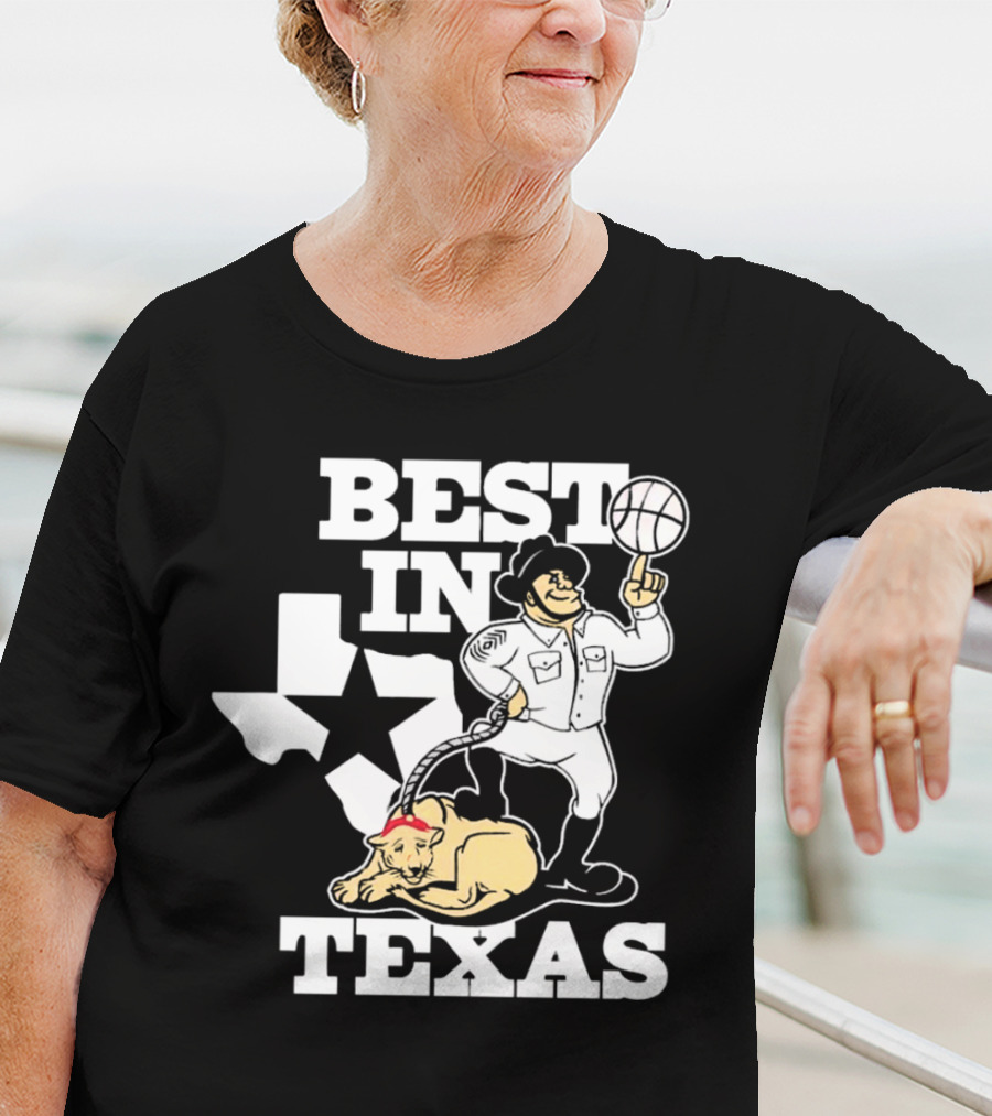 BEST IN TEXAS BASKETBALL STAR COWBOY AND PANTHER T-Shirt