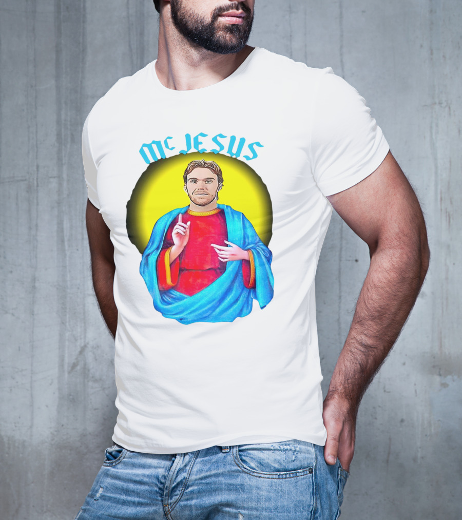 Connor McDavid McJesus Iconic Sports T-Shirt