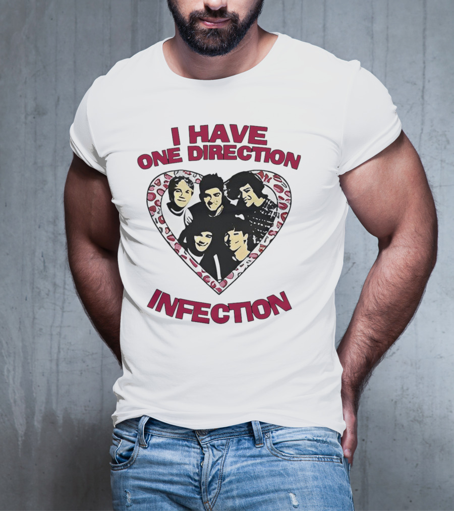 One Direction Infection Heart Fan T-Shirt
