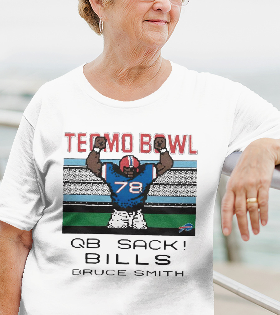 Tecmo Bowl QB Sack 78 Bills Bruce Smith T-Shirt