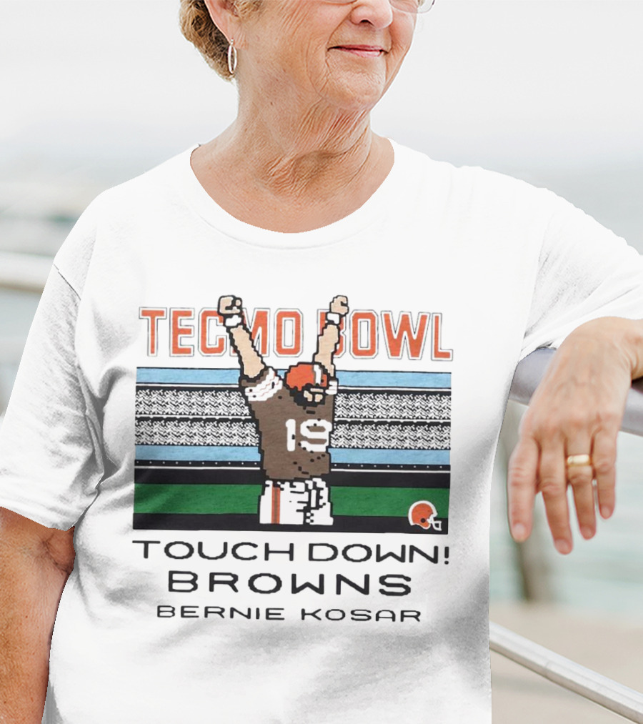 Tecmo Bowl Touchdown Browns Bernie Kosar T-Shirt