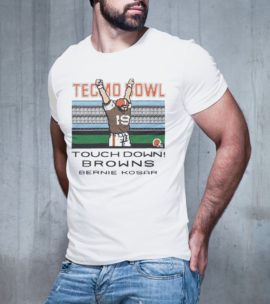 Tecmo Bowl Touchdown Browns Bernie Kosar T-Shirt