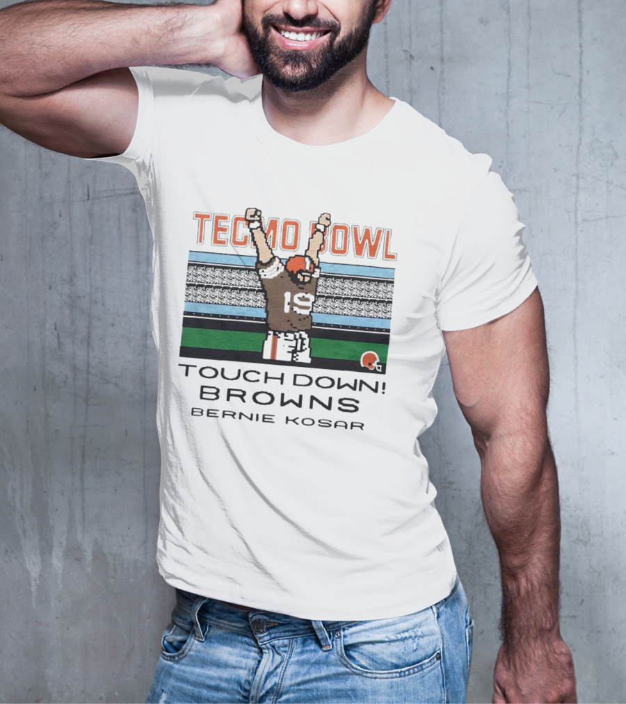 Tecmo Bowl Touchdown Browns Bernie Kosar T-Shirt