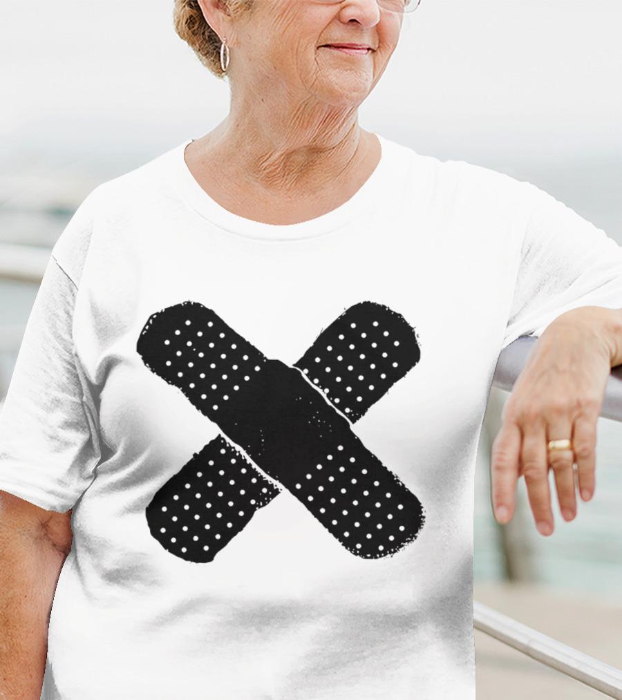 The First Time Band-Aid Kid Laroi Style Cross Bandaid T-Shirt
