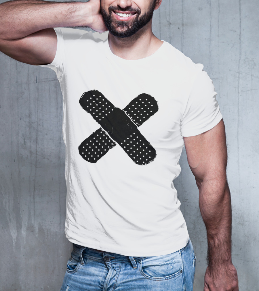 The First Time Band-Aid Kid Laroi Style Cross Bandaid T-Shirt
