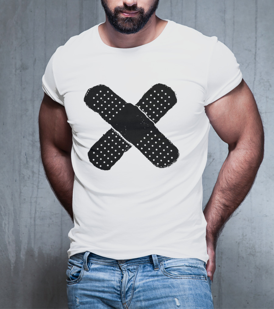 The First Time Band-Aid Kid Laroi Style Cross Bandaid T-Shirt