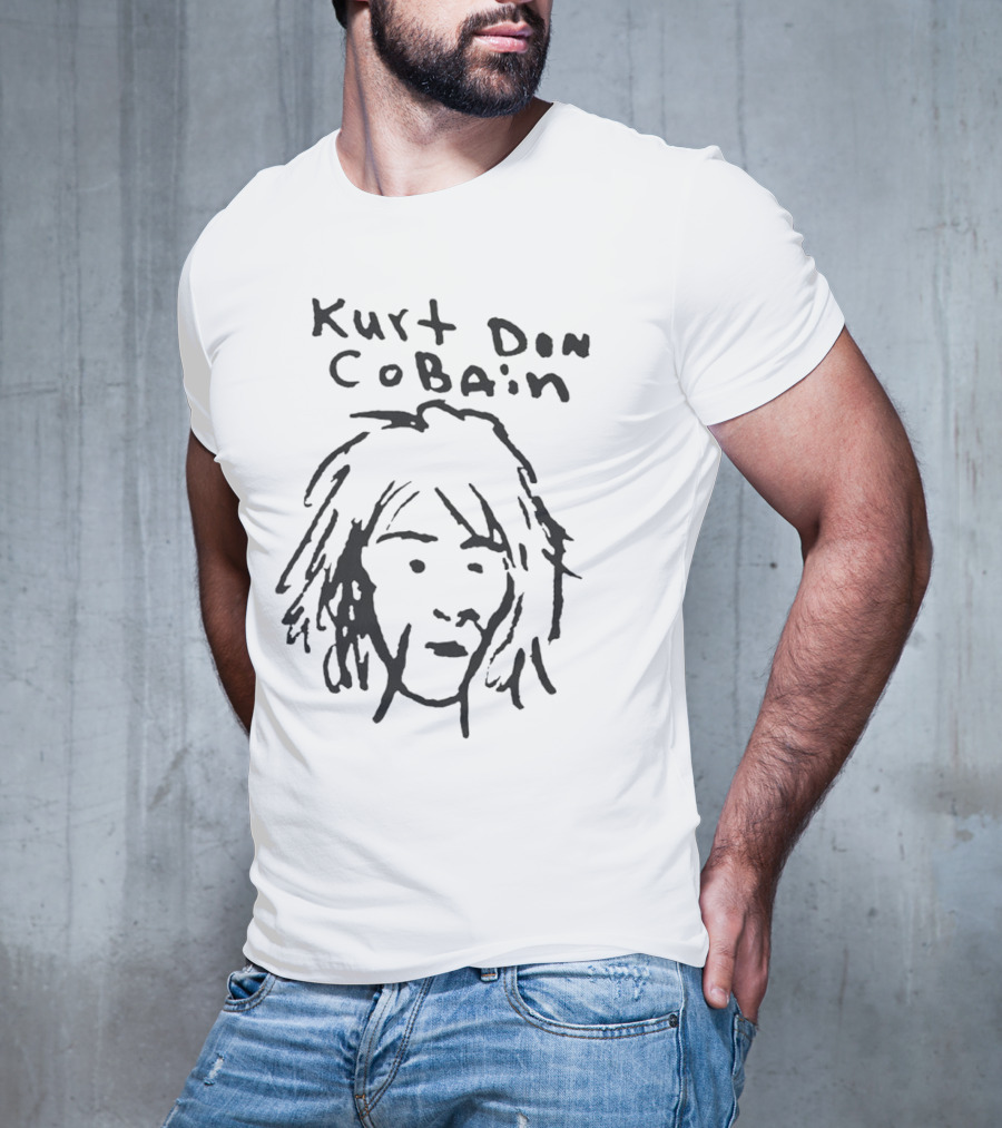 Kurt Don Cobain Draw T-Shirt