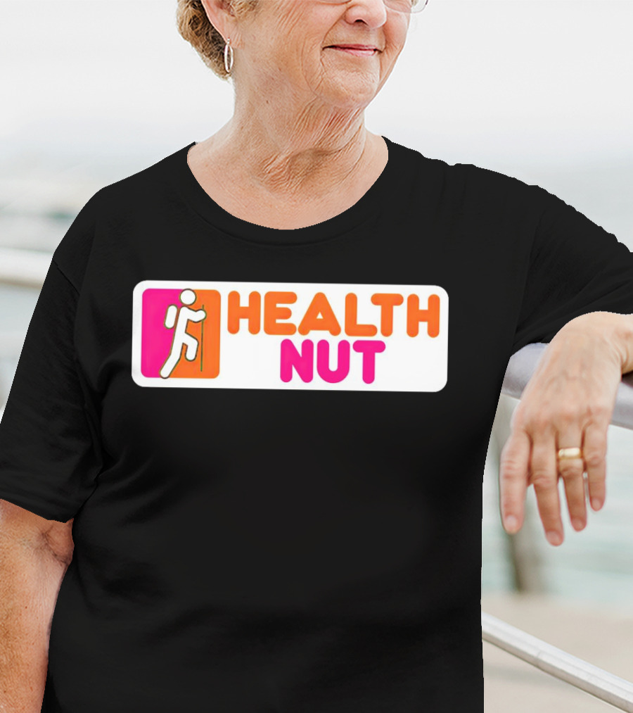 Health Nut Dunkin’ Donuts Logo Mashup T-Shirt