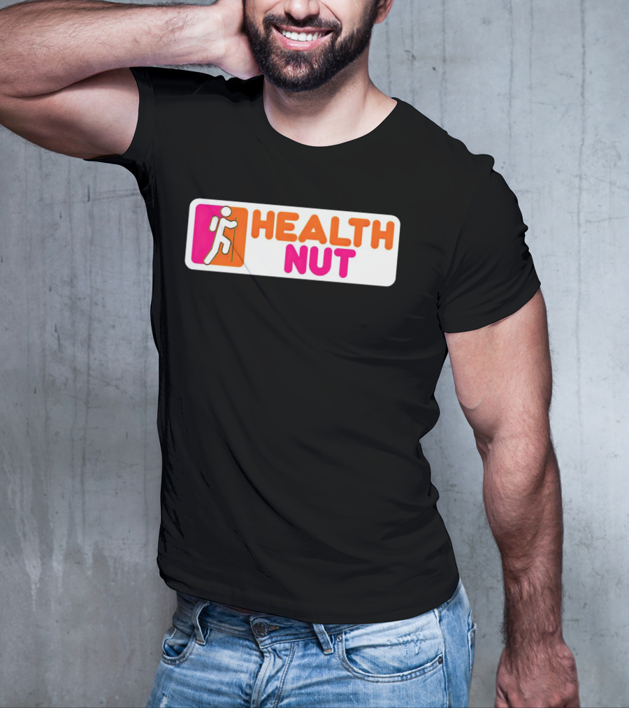 Health Nut Dunkin’ Donuts Logo Mashup T-Shirt