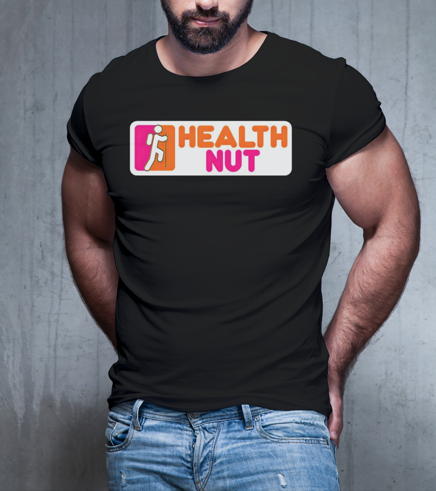 Health Nut Dunkin’ Donuts Logo Mashup T-Shirt