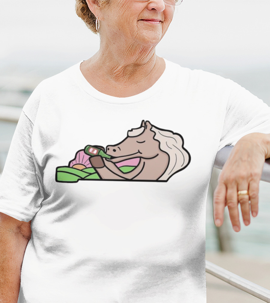 Horse Drinking Kentucky Beverage T-Shirt