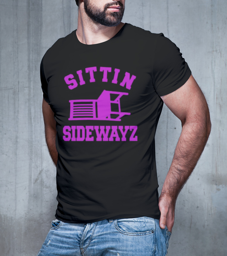 Sittin’ Sidewayz Purple Chair T-Shirt