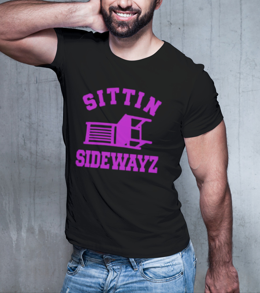 Sittin’ Sidewayz Purple Chair T-Shirt