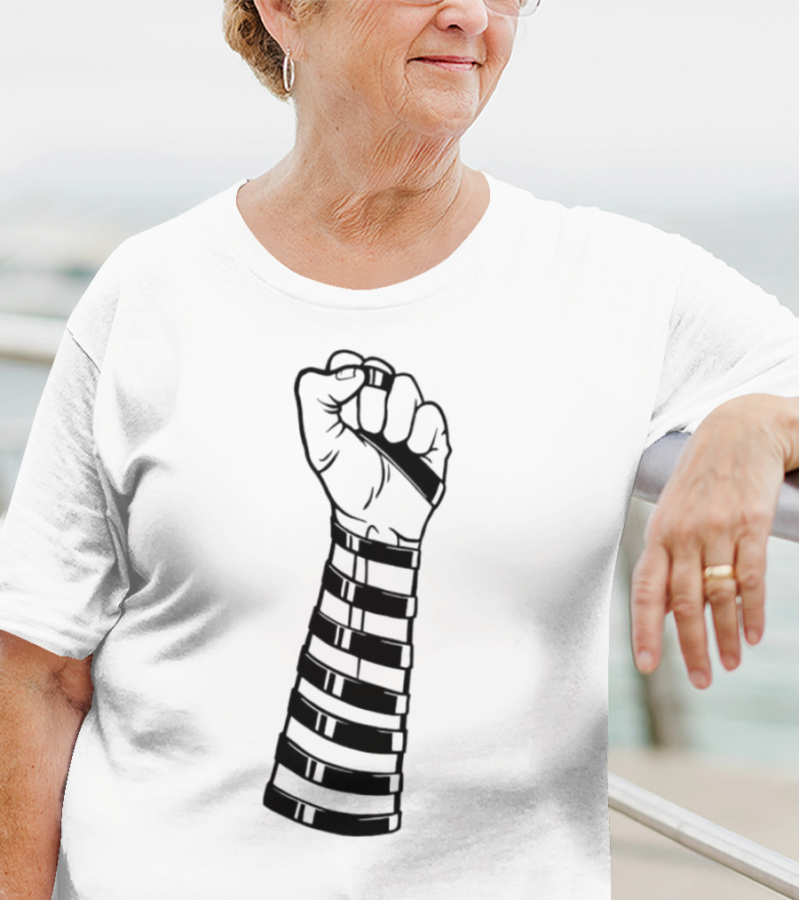 Strapped Fist With Black Bands Iconic T-Shirt