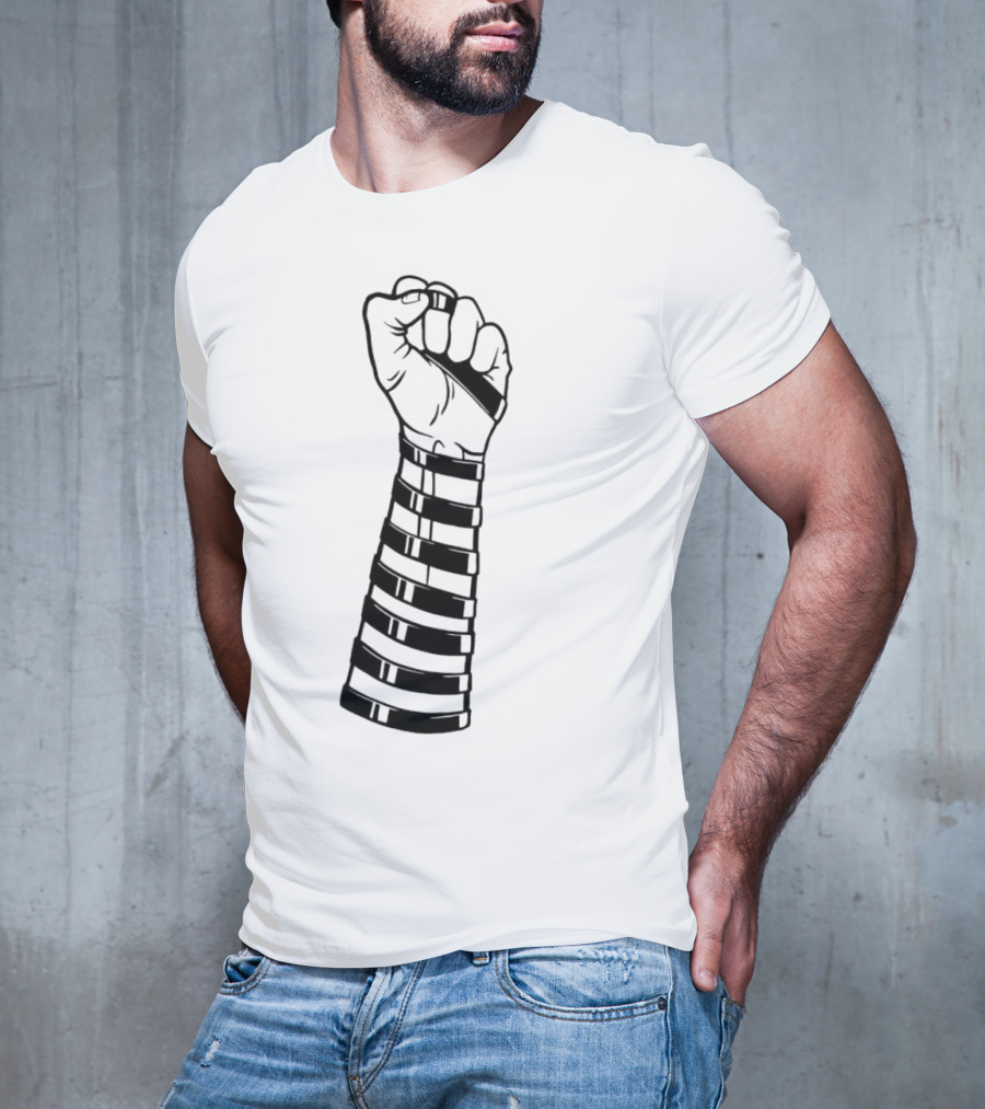 Strapped Fist With Black Bands Iconic T-Shirt