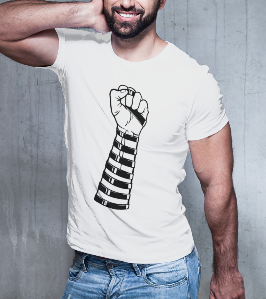 Strapped Fist With Black Bands Iconic T-Shirt