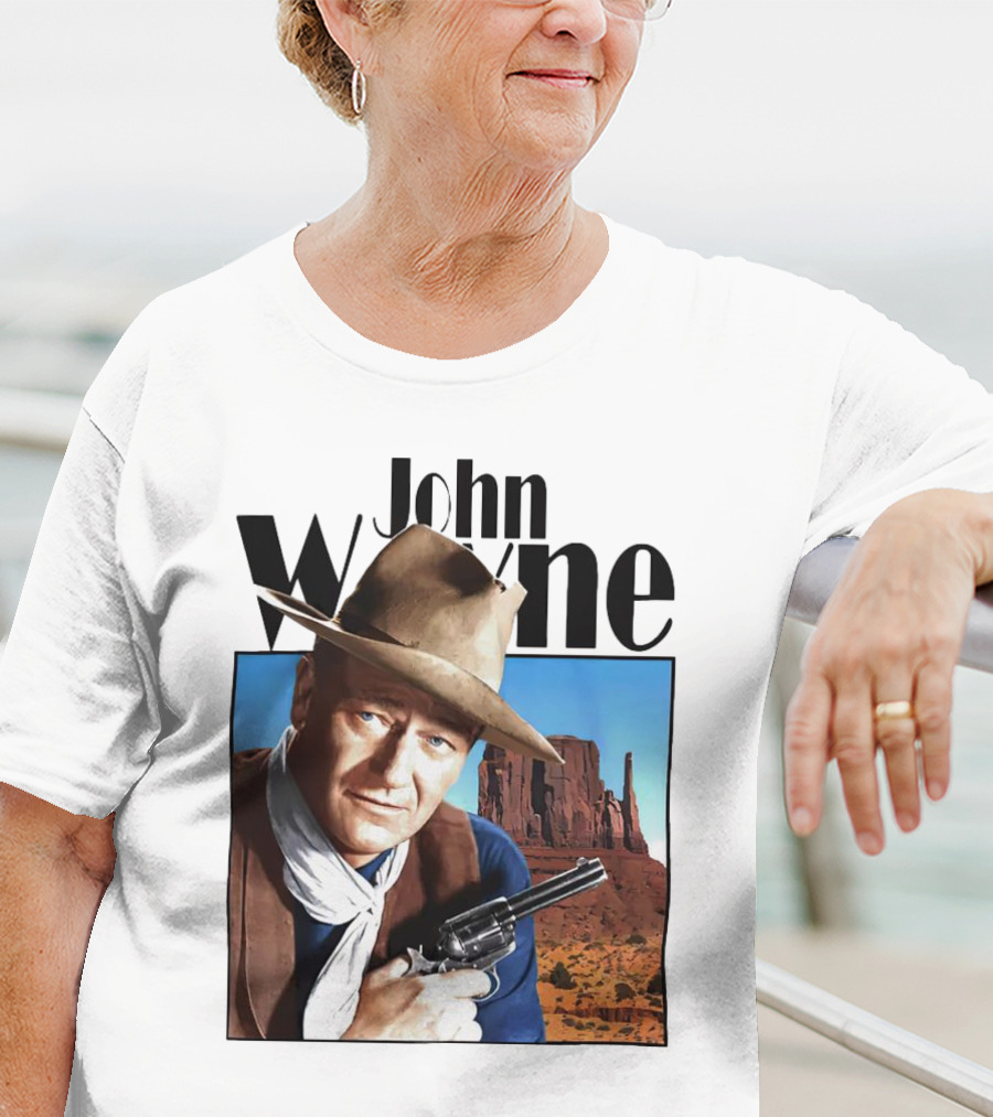 John Wayne Cowboy Western Movie Legend T-Shirt