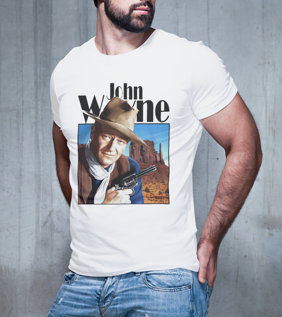 John Wayne Cowboy Western Movie Legend T-Shirt