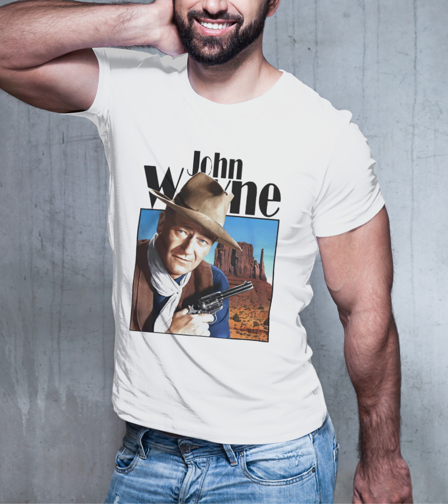 John Wayne Cowboy Western Movie Legend T-Shirt