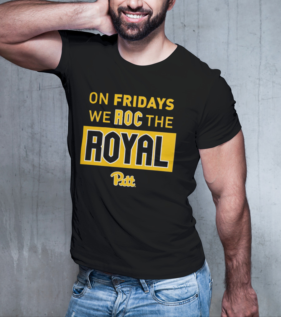 On Fridays We ROC The Royal Pitt Panthers T-Shirt