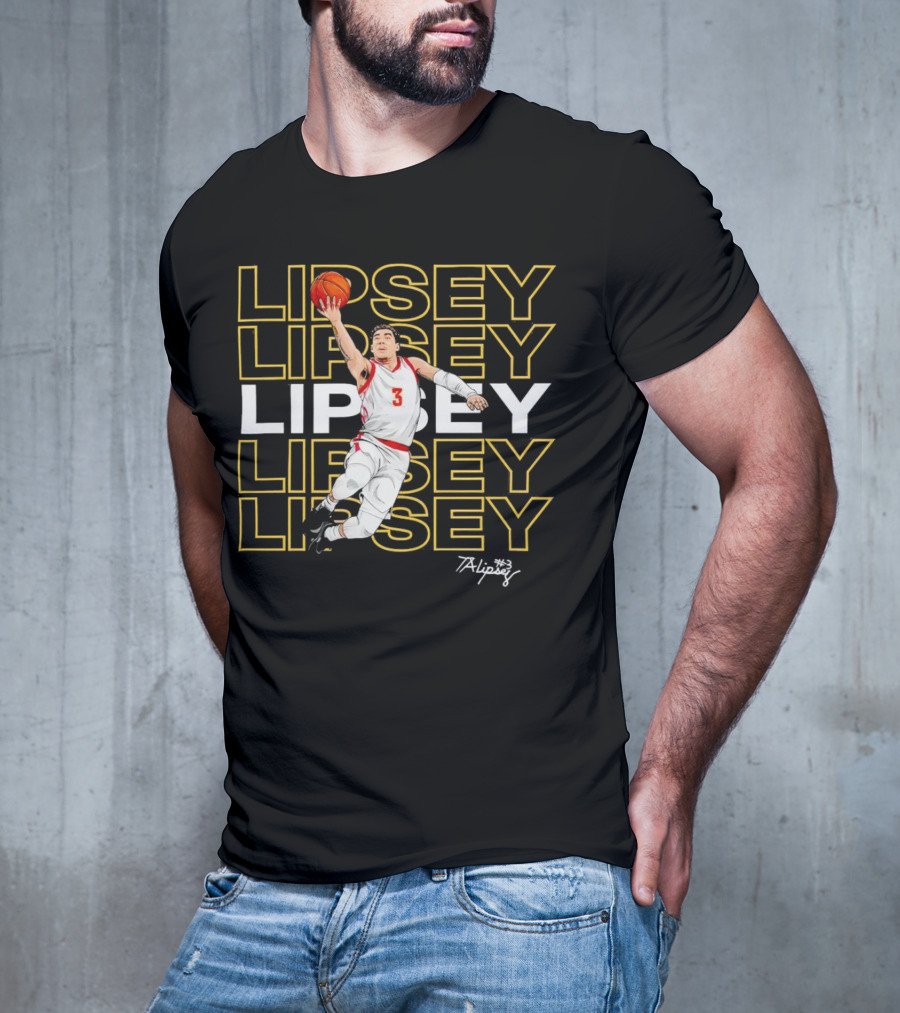 LIPSEY Iowa State Cyclones Men's Basketball Player T-Shirt