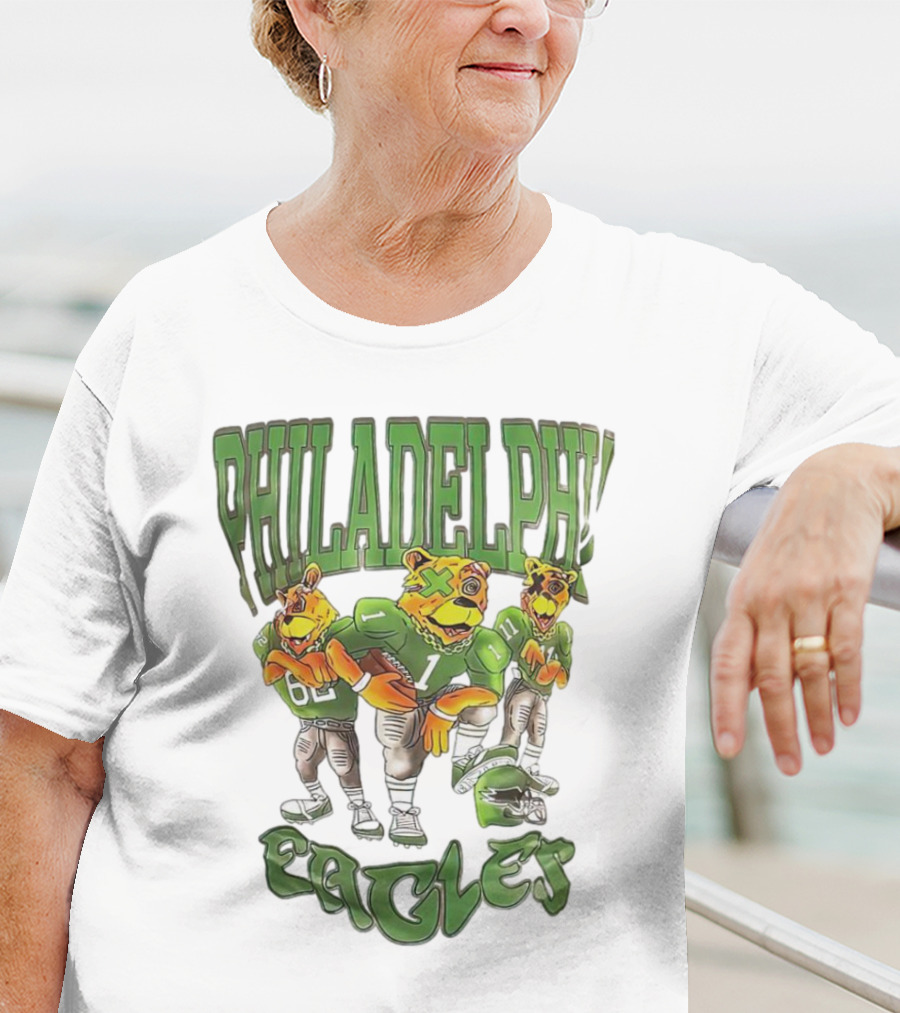 Philadelphia Eagles Bears Football T-Shirt