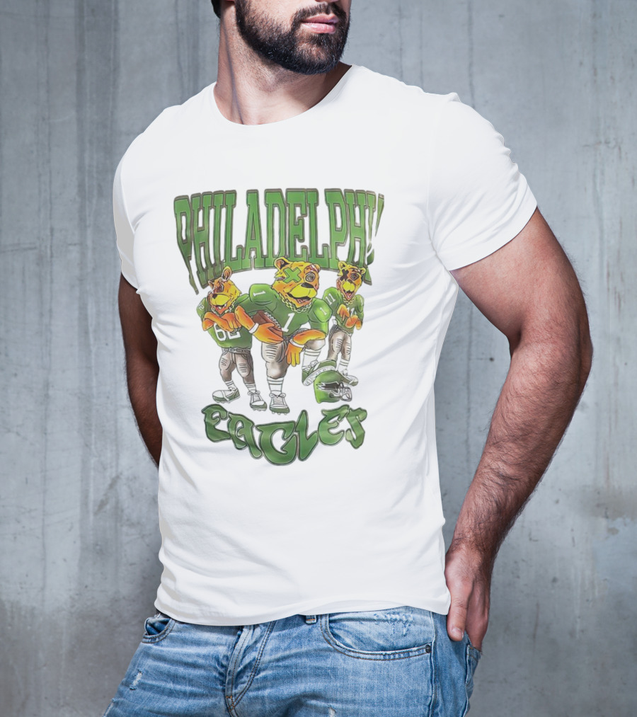 Philadelphia Eagles Bears Football T-Shirt