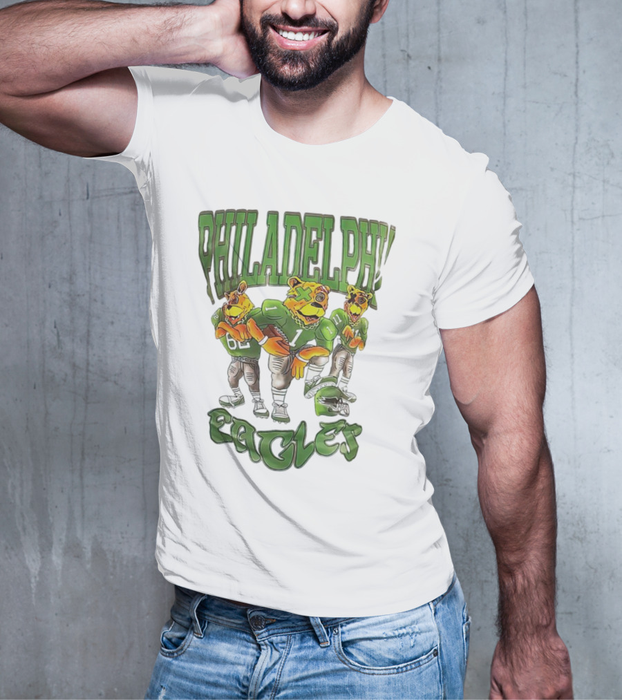 Philadelphia Eagles Bears Football T-Shirt
