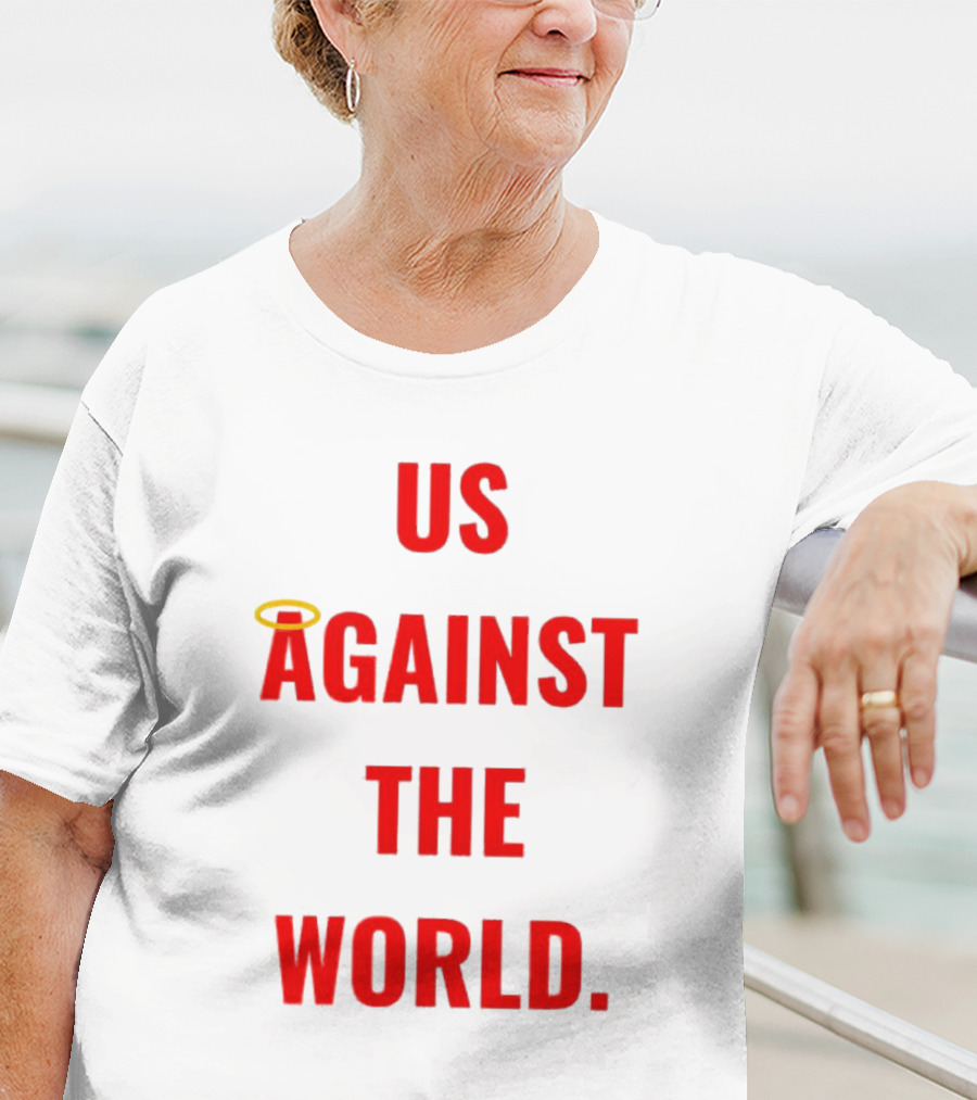 Us Against The World Angel Halo T-Shirt