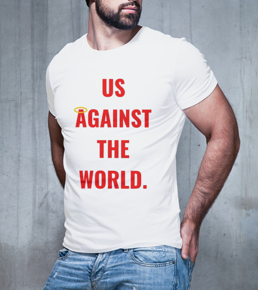 Us Against The World Angel Halo T-Shirt
