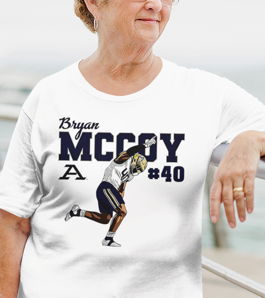 Bryan McCoy Akron Zips #40 NCAA Football T-Shirt