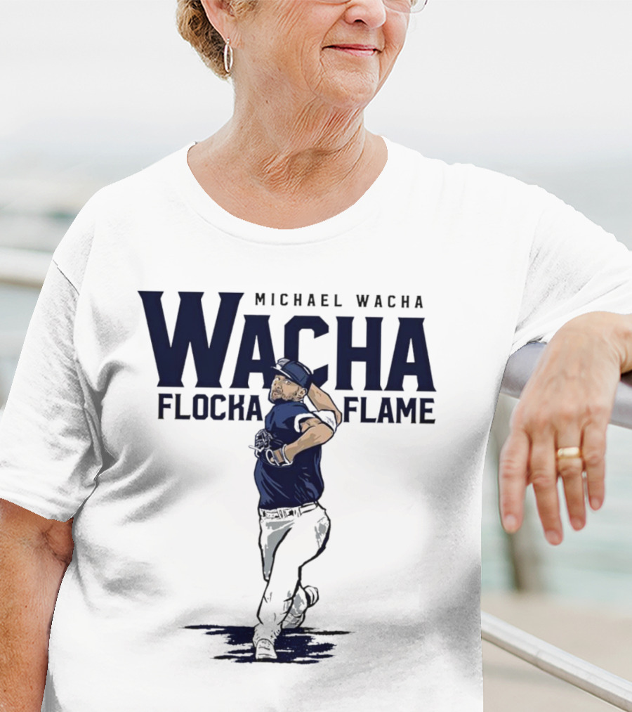 Michael Wacha Flocka Flame Pitching Baseball Kansas City Royals T-Shirt